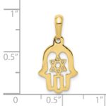 10k Star of David Chamseh Pendant - Image 3