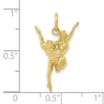 10k Ballerina Charm - Image 3