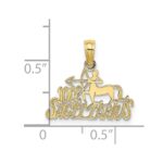 10K 100% SAGITTARIUS Zodiac Charm - Image 3