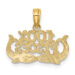 10K 100% PISCES Zodiac Charm - Image 4