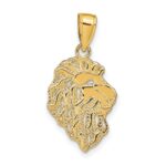 10K Lion Head Pendant