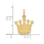 10k Kings Crown Charm - Image 3