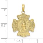 10k St. Florian Protect Us/Fire Dept. Pendant - Image 4