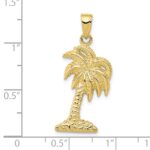 10k Palm Tree Pendant - Image 3