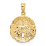 10k Sand Dollar Pendant - Image 4