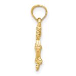 10K Ship Wheel Pendant - Image 2