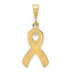10k Heart In Awareness Pendant - Image 4