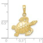 10K Turtle Pendant - Image 4