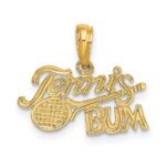 10K TENNIS BUM with Racquet Charm