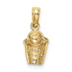 10k Basketball w/Net Charm - Image 4