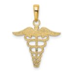 10k Caduceus Pendant - Image 3