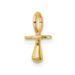 10K Gold Polished 3-D Pacifier Charm - Image 5