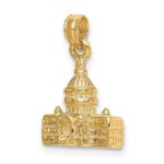 10k 3-D Washington D.C. Capital Building Pendant - Image 5