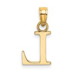 10K Polished L Block Initial Charm - Image 4