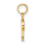 10K Polished P Block Initial Charm - Image 2