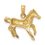 10K 2-D Galloping Horse Charm - Image 4