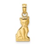 10k Mini Sitting Kitten Charm