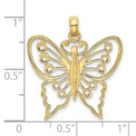 10K Cut-Out Butterfly Charm - Image 3