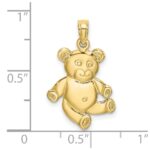 10k Reversible Teddy Bear Charm - Image 4