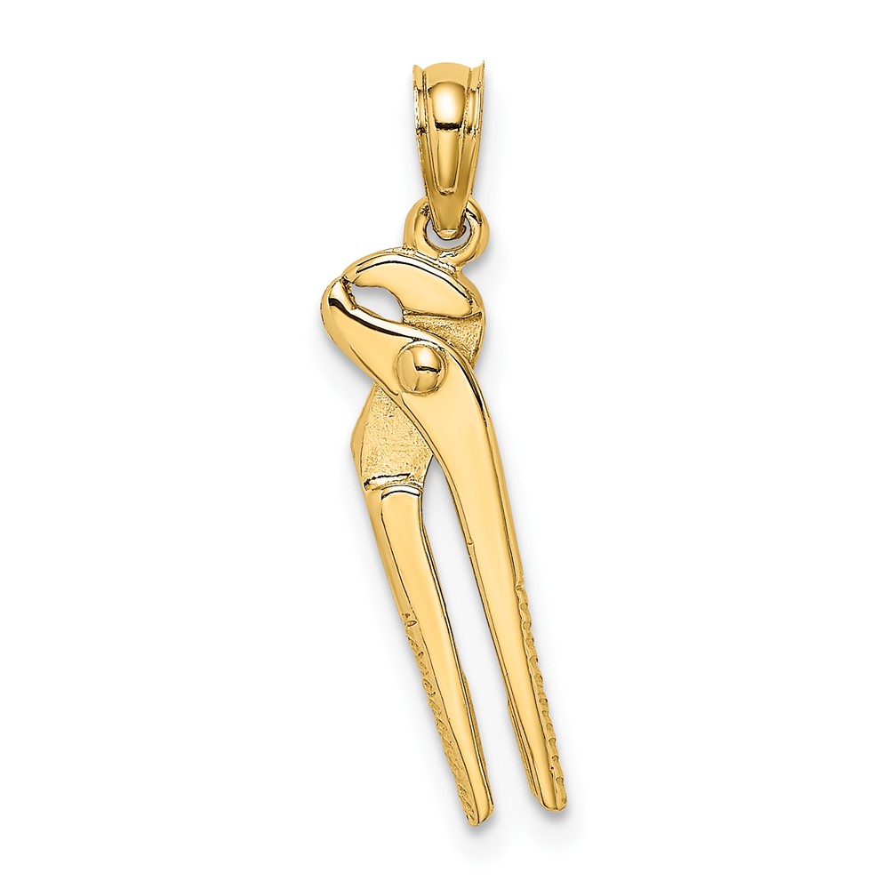 10K7220.jpg 10K 3-D Moveable Locking Wrench Charm - Image 1