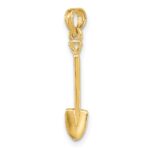 10K 3-D Polished Shovel Garden Tool Charm - Image 5