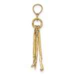10K 3-D Moveable Garden Tool Collection Charm - Image 2