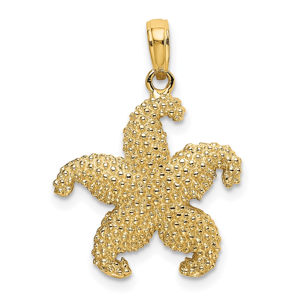 10K7742.jpg 10K 2-D Puffed Starfish Charm - Image 1