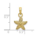10k Starfish Charm - Image 3
