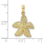 10K Beaded Starfish Charm - Image 3