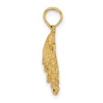 10K Lion's Paw Shell Charm - Image 2