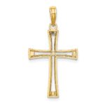 10K Polished and Cut-Out Cross - Image 4