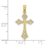 10K Filigree Cross Charm - Image 4