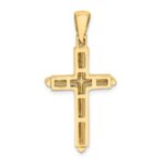 10K Polished Cross Charm - Image 4