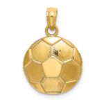 10K Engraveable Soccer Ball Charm
