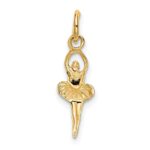 10k Polished Ballerina Charm - Image 4