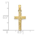 10k Crucifix Pendant - Image 3