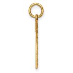 10ky Casted Large Diamond Cut Number 7 Charm - Image 2