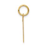 10k Medium Satin Number 7 Charm - Image 2