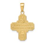 10k 4-Way Medal Pendant - Image 4