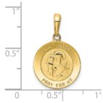 10k Saint Joseph Medal Charm - Image 3