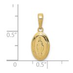 10k Miraculous Medal Charm - Image 3