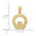 10k Claddagh Charm - Image 3