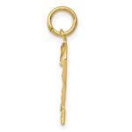 10ky Casted Medium Diamond-cut Number 2 Charm - Image 2