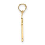 10K Number 1 Block Charm - Image 2