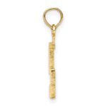 10K Number 5 Block Charm - Image 2