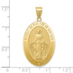 10k Miraculous Medal Pendant - Image 3