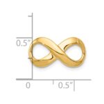 10K Fancy Polished Infinity Figure-8 Slide - Image 3