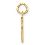 10k Small Polished Number 6 Charm - Image 2