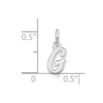 10kw Small Script Initial G Charm - Image 4