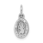 10K White Gold St. Christopher Medal